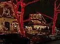 Décorations de Noël dans le quartier de Dyker Heights, New York