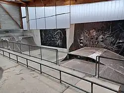 Vue de la funbox depuis le haut de l’aire de street.