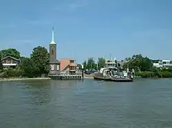 Le Lek au niveau de Kinderdijk.