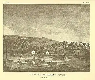 Padang vers 1795.