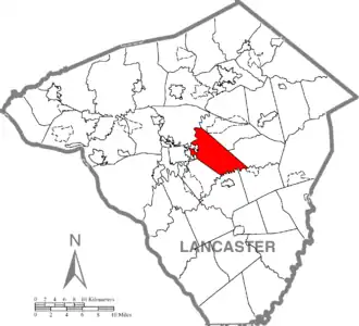 Localisation de East Lampeter Township