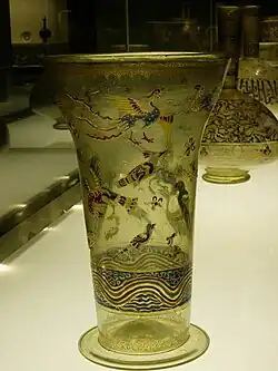 Lampe de mosquée, XIVe&nbsp;siècle.