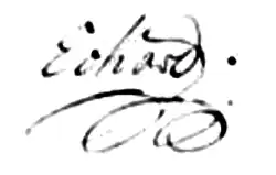 signature de Johann Gottfried Eckard