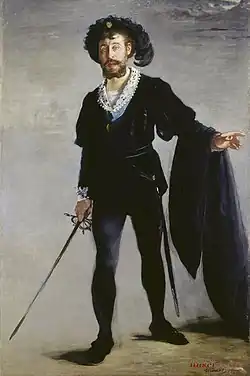 Édouard Manet, Jean-Baptiste Faure en Hamlet (1877), Essen, musée Folkwang.