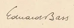 signature d'Eduard Bass