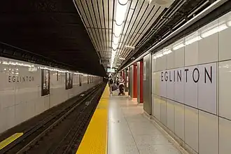 Image illustrative de l’article Eglinton (métro de Toronto)