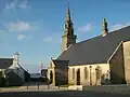 L'église paroissiale Saint-Budoc.