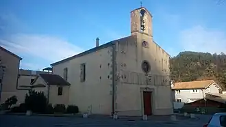 L'église de Labégude.
