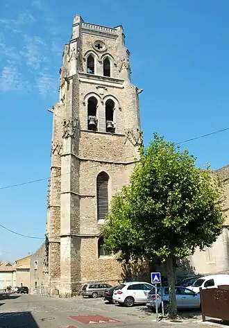 Clocher de l'église Saint-Saturnin.