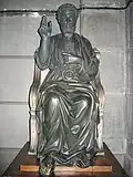 Statue de Saint Pierre.