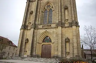 Façade de l'église.