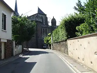 Chevet de l'église.