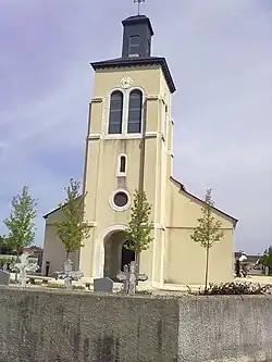 L'église d'Uzein.