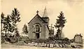 L'église de Millay en 1900.