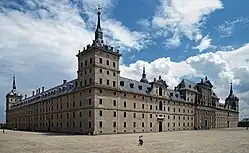 El Escorial. Vue du nord-ouest.