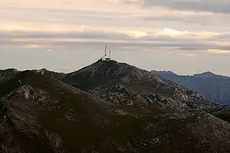 El Gamoniteiru depuis le pico la Gamonal, au nord.