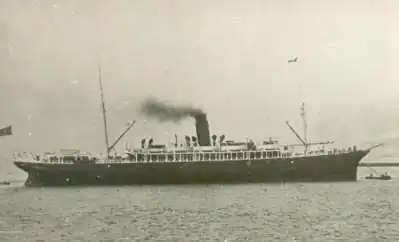 L'Alfonso XIII, construit en 1889. Une partie de son équipage —&nbsp;32 en plus du capitaine&nbsp;— est mort pendant les opérations d'extinction de l'incendie sur le Cabo Machichaco.