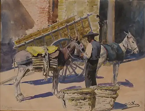 Le Vendangeur de Colmenar (1897), Madrid, Museo Ulpiano Checa&nbsp;(es).