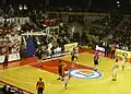 Match d'Euroligue entre l'Élan Chalon et Sienne (en 2012)