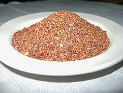 Graines de millet rouge (éleusine), Burundi