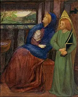 Elisabeth Siddal - Sainte famille (vers 1856).