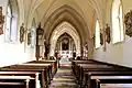 La nef de l'église Saint-Pierre.