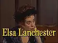 Elsa Lanchester