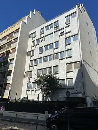 Vue de la mission diplomatique