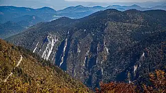 Gorges de la Frau depuis le Sarrat de Caudeval.