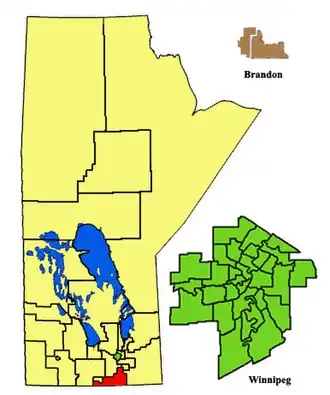 Carte de la circonscription