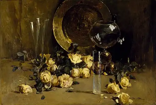 Still Life with Yellow Roses, 1880-1890, Musée des Beaux-Arts de Houston