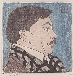 Koloman Moser (1903), gravure sur bois.