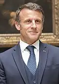 Emmanuel Macron,président de la Républiquedepuis le 14 mai 2017.