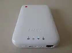 Disque Wi-Fi EMTEC de 500&nbsp;Go, avec port Ethernet.