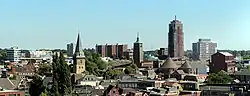 Panoramique du centre-ville d'Enschede.
