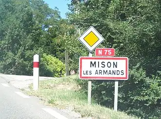 Image illustrative de l’article Route nationale 75 (France)