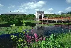 Plan d'ensemble de l'entrée du fort.