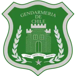 Écusson de la Gendarmerie du Chili.