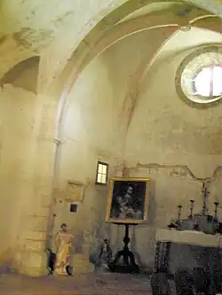 Chapelle latérale adjointe au mur nord de l'église (XIIIe&nbsp;siècle)