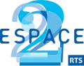 Logo d'Espace 2 du 29 février 2012 au 15 septembre 2016.