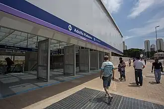 Entrée de la station.