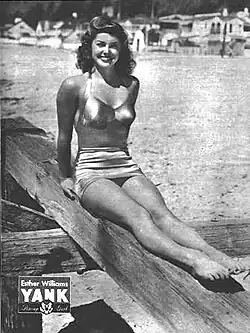 Esther Williams,12 octobre 1945.