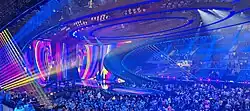 Photo de la scène de l'Eurovision 2023.