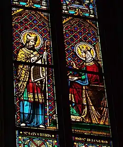 Vitrail de la cathédrale.