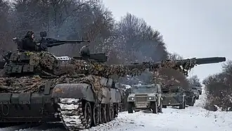 Février 2023 : troupes françaises et roumaines.