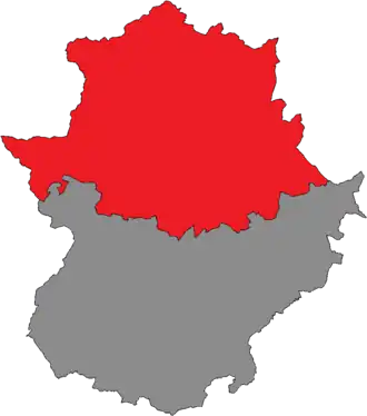 Carte de la circonscription.