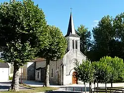 L'église Saint-Martial.