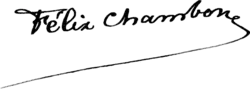 signature de Félix Chambon