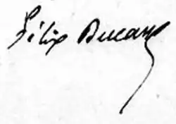 signature de Félix Ducasse