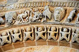 Arc de décharge du portail.